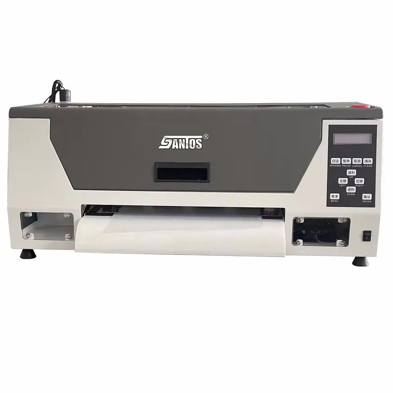 Mini desktop DTF printer 30cm portable Clothing print machine DTF film powder shaking dryer A3 DTF plotter with one XP600 head