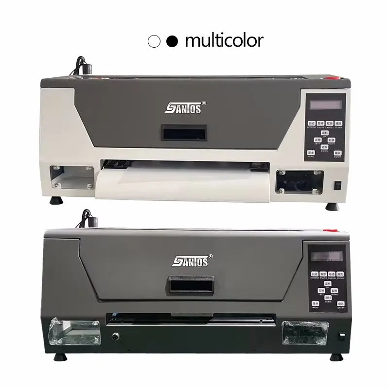 Mini desktop DTF printer 30cm portable Clothing print machine DTF film powder shaking dryer A3 DTF plotter with one XP600 head