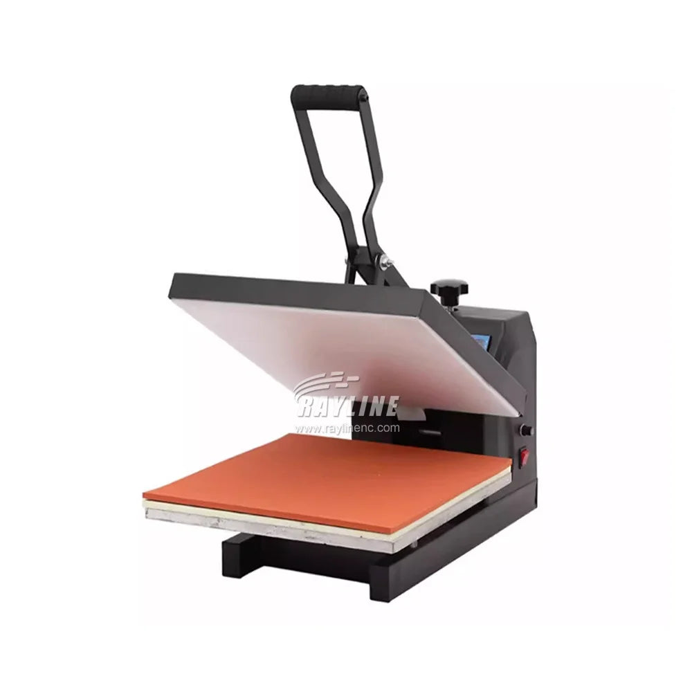 Clamshell Heat Press Machine Multifunctional Heat Transfer for T Shirts Mugs Caps Plates Digital Sublimation DIY