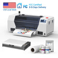 Professional A3 DTF Transfer Printer with XP600 Head Industrial Machine for Film Printing CMYK and White Ink Ready to Ship
