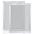 2Pcs A4 Screen Printing Aluminum Frame Stretched 120T Silk Screen Polyester Screen for Printed Circuit Board
