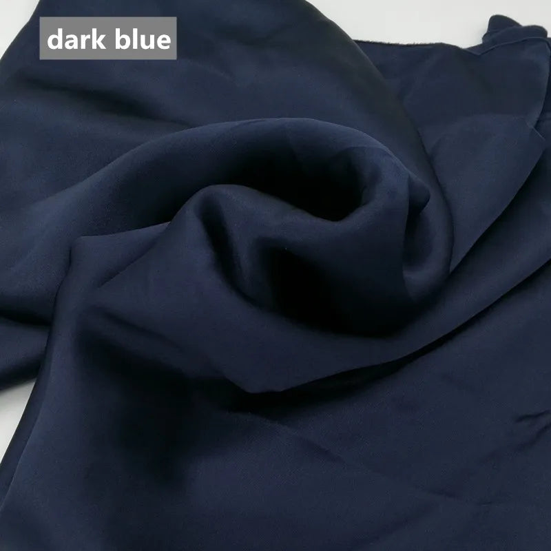 Silk Fabric 100% Silk Mulberry Silk Solid Color Multicolor Width 114cm Plain Dyed Silk
