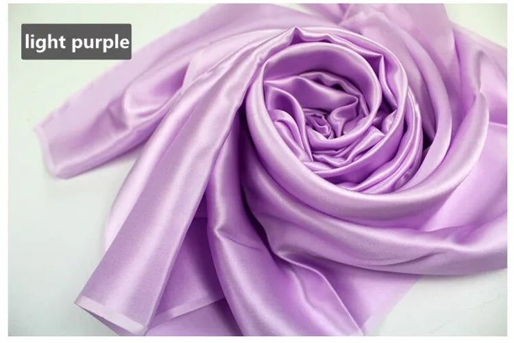 Silk Fabric 100% Silk Mulberry Silk Solid Color Multicolor Width 114cm Plain Dyed Silk