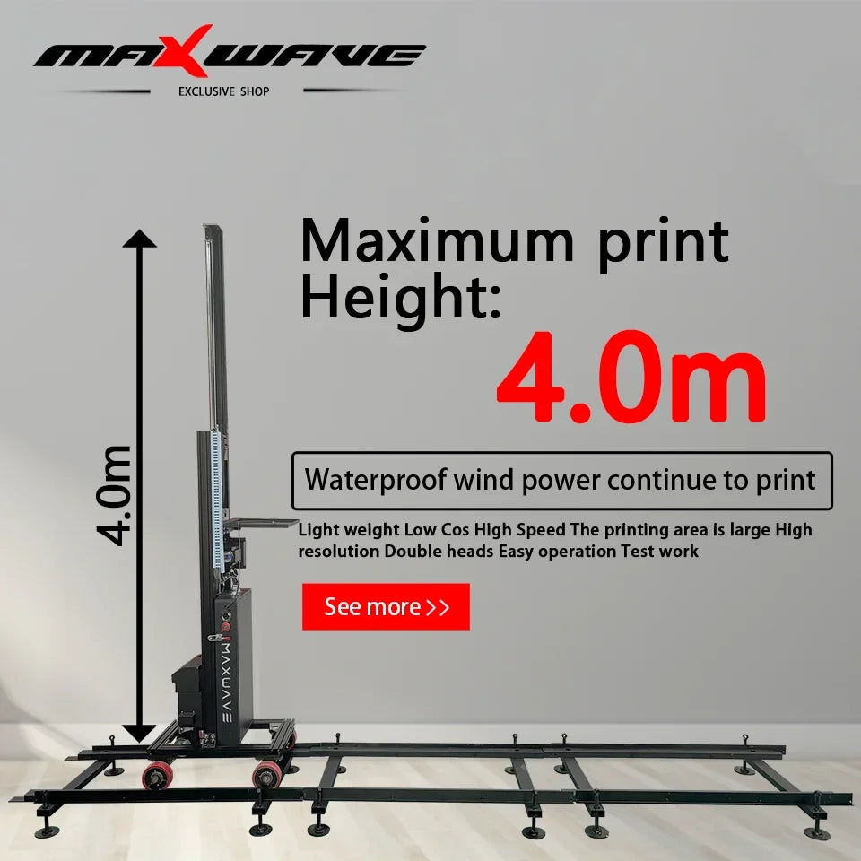 3D Wall Floor Printer Wall Mural Printer UV Laser vertical printing Machine for Home Decoration inkjet Painting Outdoor wall