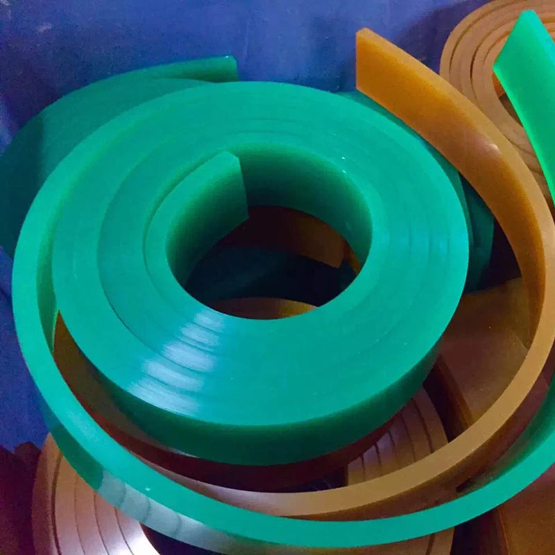 Excellent Price Screen Printing Kit 65A 75A 80A Screen Printing Squeegee 4M Length V-shaped and Flat Shaped