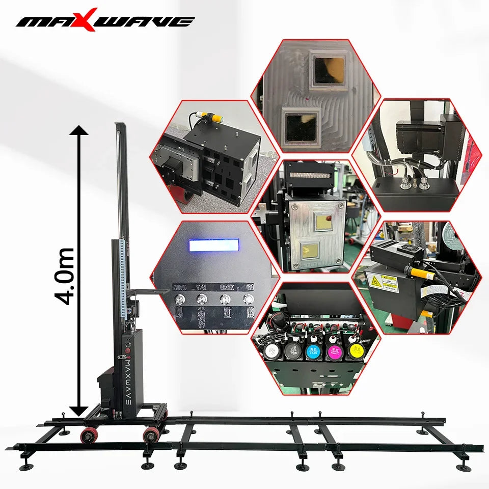 3D Wall Floor Printer Wall Mural Printer UV Laser vertical printing Machine for Home Decoration inkjet Painting Outdoor wall