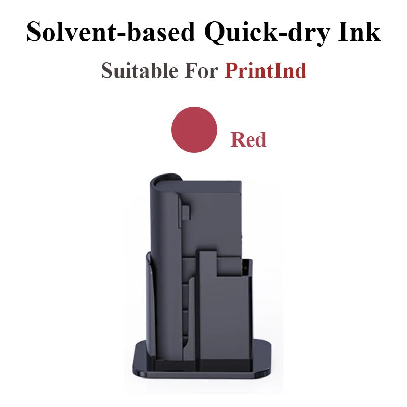 EVEBOT PRINTIND Portable Handheld Industrial Inkjet Printer Bluetooth Wireless Smart Mini Printer Quick-dry Ink (Permanent Ink)
