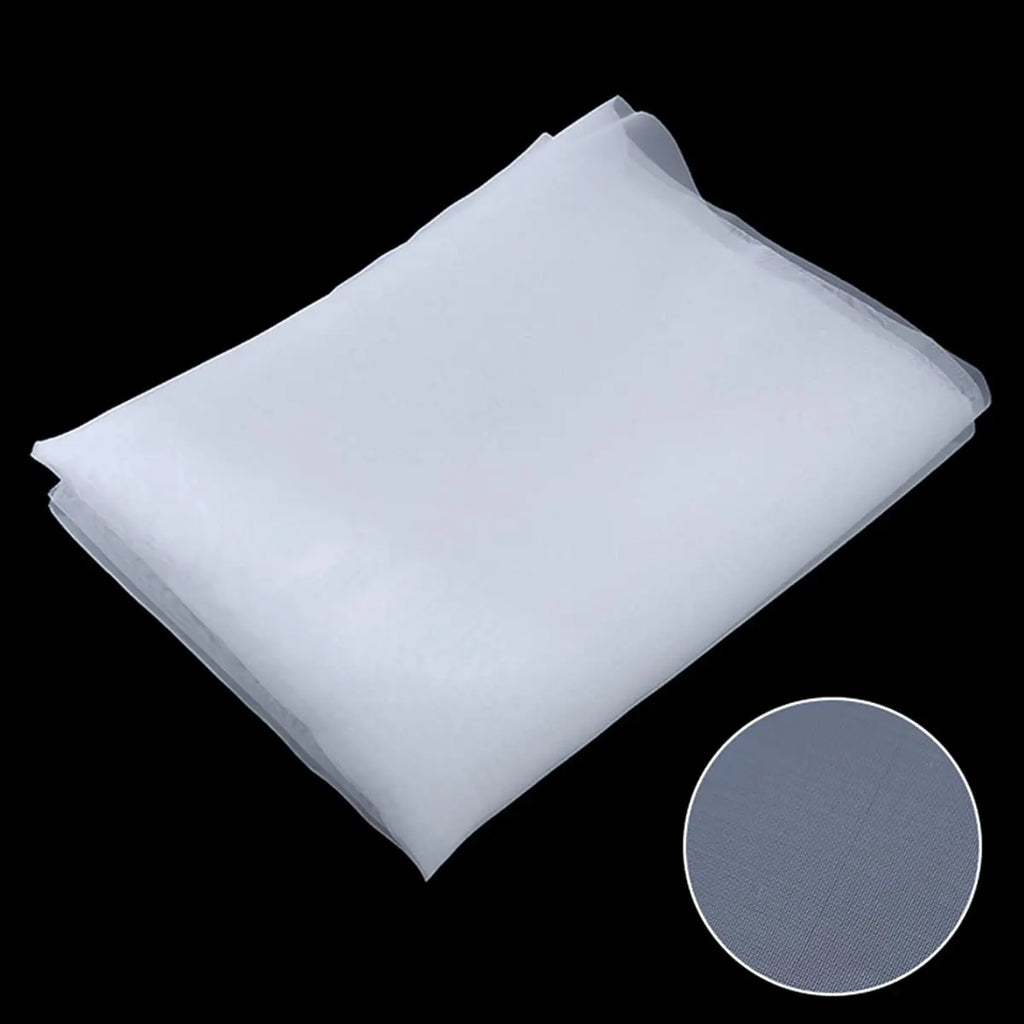 3 Meters 127cm Screen Printing Mesh White Silk Screen Printing Mesh Fabric High Tension Mesh Stencil Making Inks Supplies