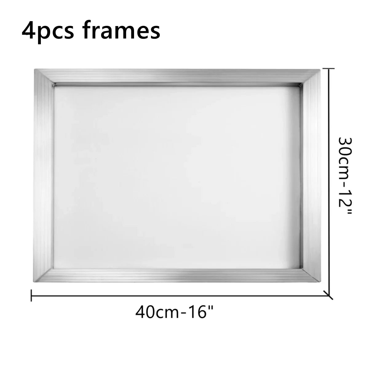 120 230 300 420 Mesh Count Screen Printing Aluminum Frames Silk Mesh Screen Printing Stretched White Yellow Polyester Mesh Frame