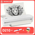 Marklife Portable A4 Thermal Printer Bluetooth-compatible Photo PDF Printing Machine Folded Rolls Paper for Office Home Travel