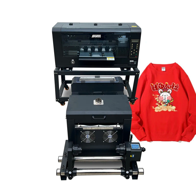 Factory Dtf Printer A3 T Shirt Textile Printing Machine 30Cm Dtf Printer With Powder Shaker
