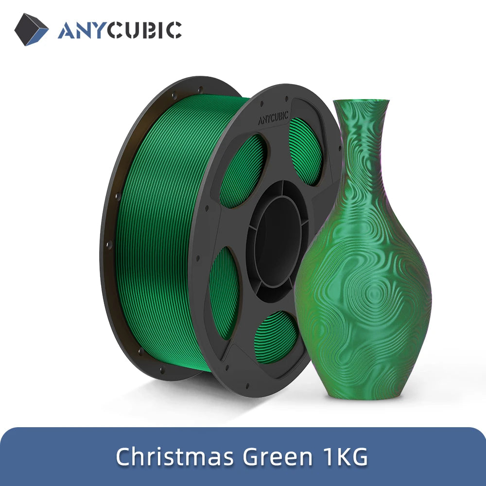 ANYCUBIC PLA Rainbow Silk Filament 1.75mm 3D Printer Printing Filament Christmas Toys 3D Printing Material For FDM 3D Printer