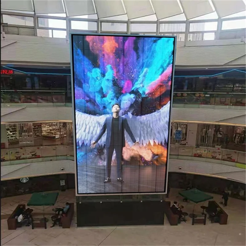 Indoor/Outdoor Custom Holographic Invisible Transparent Screen Mounted on Glass Player 3d Video Led Display Film Screen for Stor