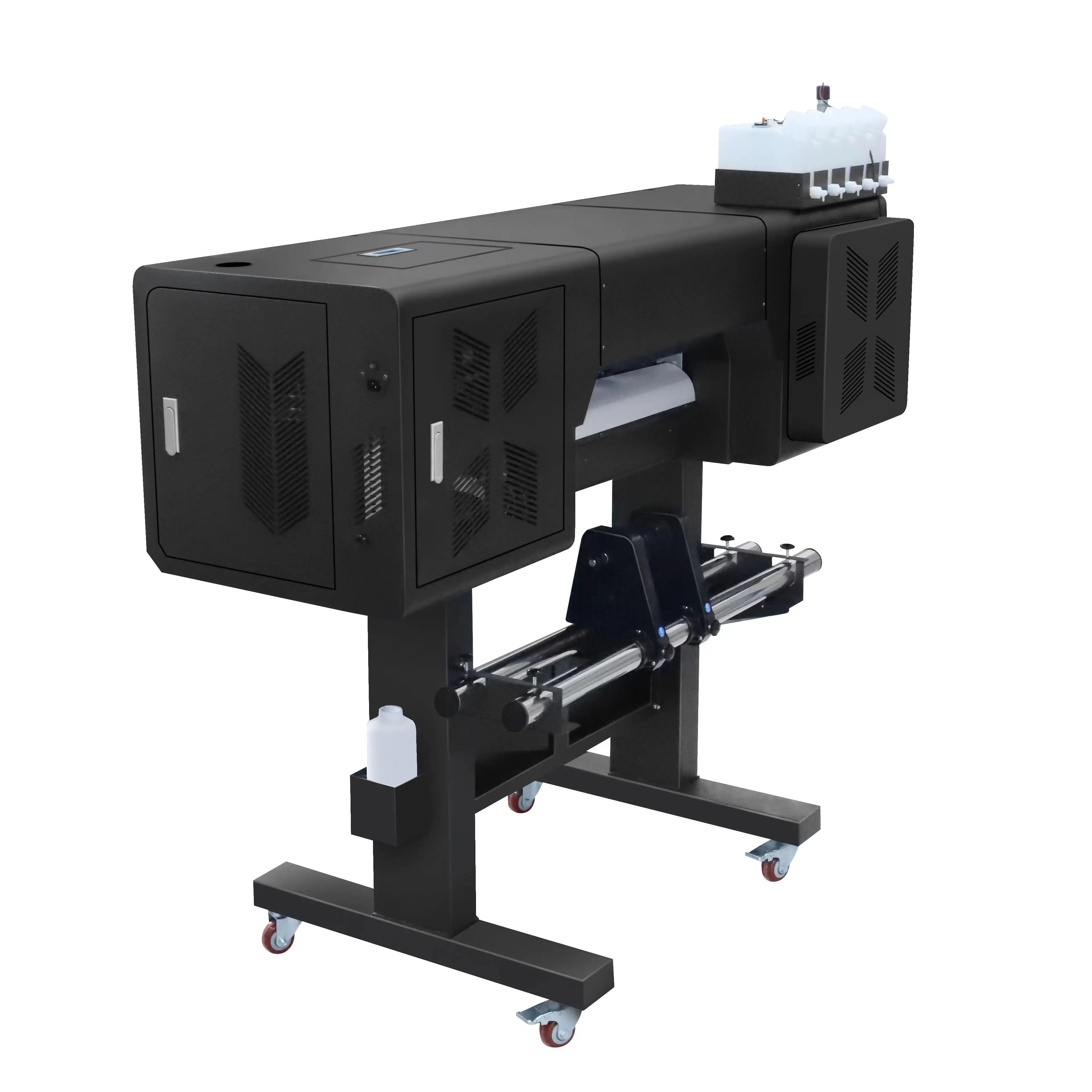60cm Dtf Printer With Dual XP600 Printhead Heat Transfer Film Pet Film Printing Machine A1 24inch Dtf Printer With Powder Shaker