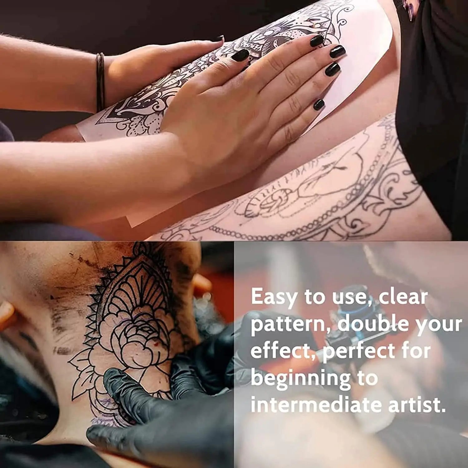200/50/20/5pcs Tattoo Transfer Paper A4 Size Tattoo Stencil Thermal Tracing Paper for Tattoo Transfer Printer Machine Paper