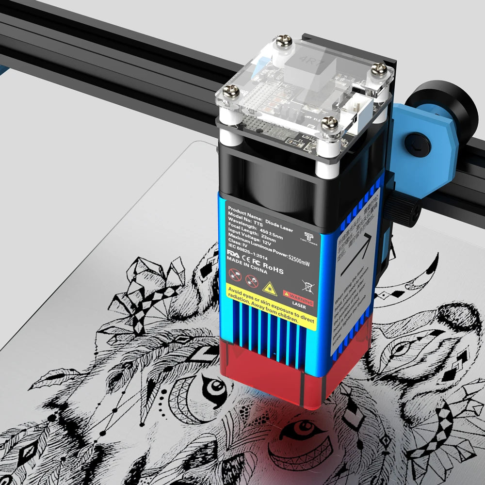 TwoTrees TTS-10 PRO Laser Engraving Machine 40W/80W APP Wifi Control Metal Laser Engraver Acrylic Wood CNC Cutting Machine
