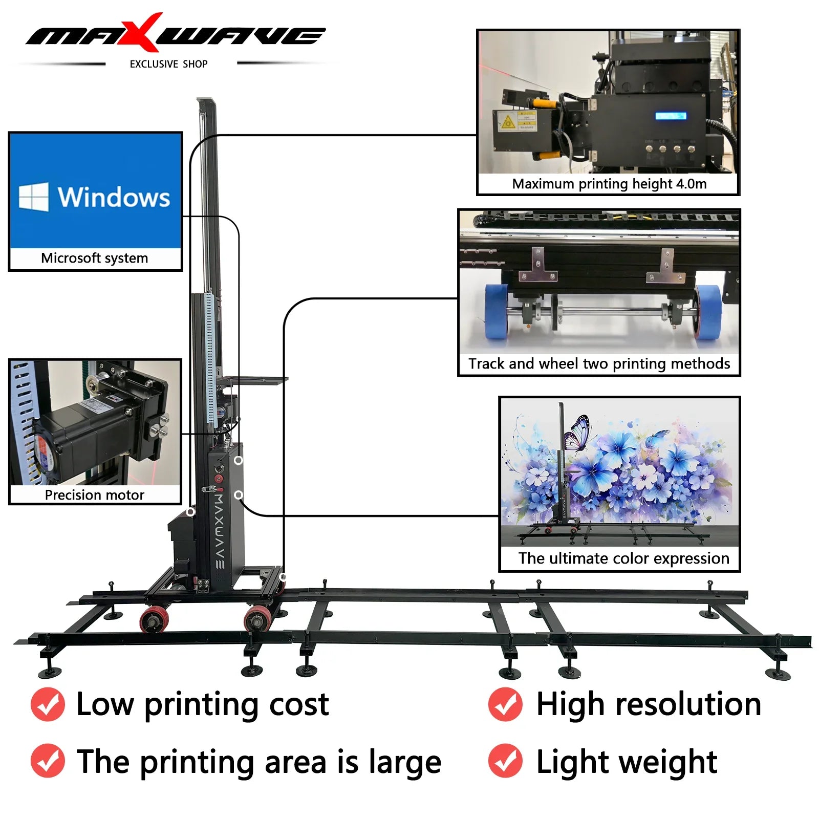3D Wall Floor Printer Wall Mural Printer UV Laser vertical printing Machine for Home Decoration inkjet Painting Outdoor wall
