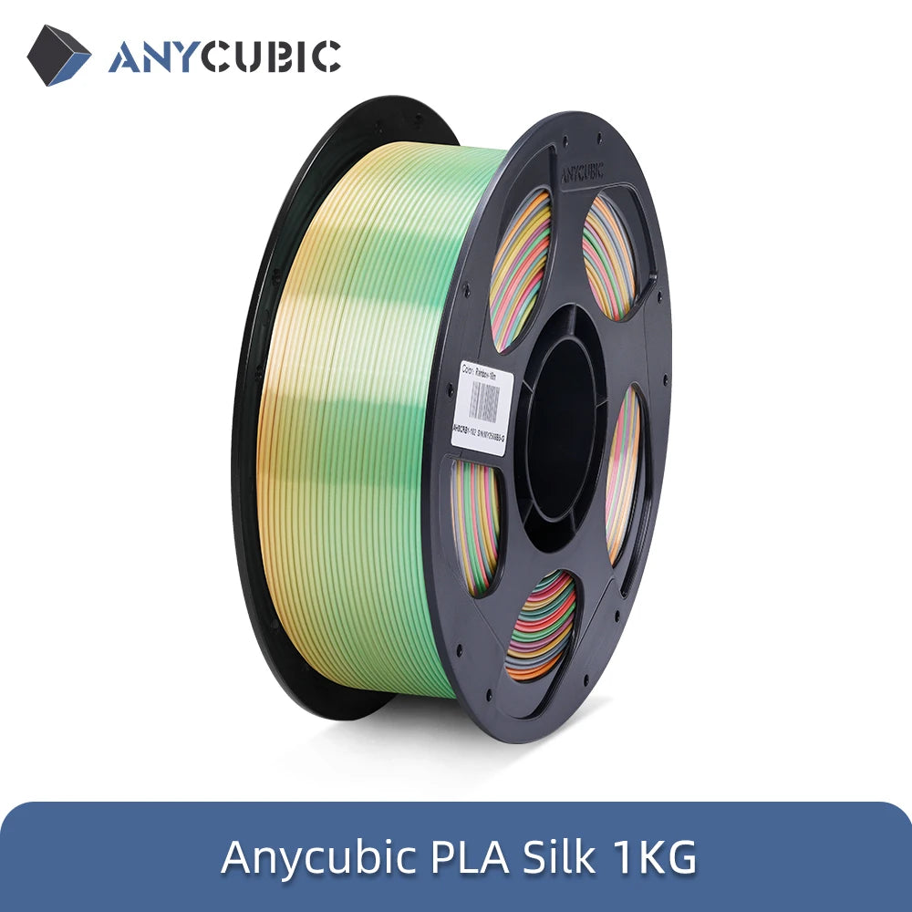 ANYCUBIC PLA Rainbow Silk Filament 1.75mm 3D Printer Printing Filament Christmas Toys 3D Printing Material For FDM 3D Printer