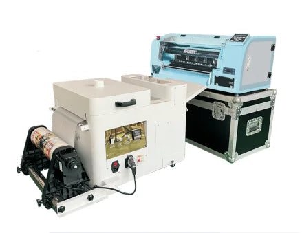 Mini desktop DTF printer 30cm portable Clothing print machine DTF film powder shaking dryer A3 DTF plotter with one XP600 head