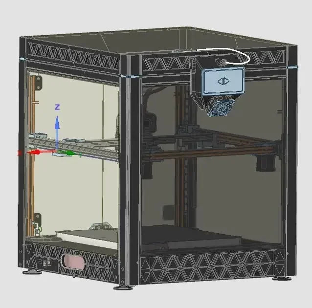 Sovol SV08 Full Enclosure kit single layer Version  Design By Nadir