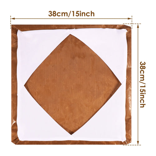 2Pcs Wrap Cover for Heat Press Platen Non-Stick High Temperature Resistant Teflon Protector for Remove Residue Ink and Adhesive