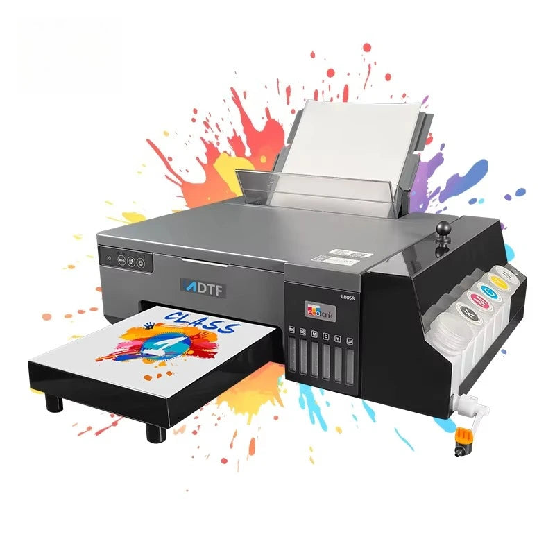 L8050 New Semi-Automatic DIY T-shirt Printer Heat Transfer PET Film DTF Printer Epson With 1 Year Warranty
