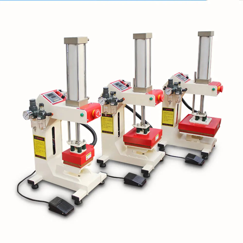Pneumatic single-station hot stamping machine heat press automatic heat transfer machine printing clothing pattern equipment