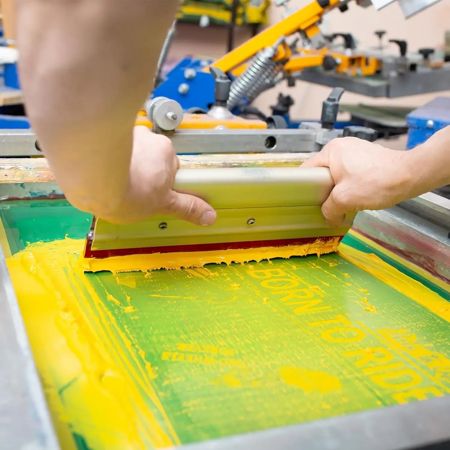 120 230 300 420 Mesh Count Screen Printing Aluminum Frames Silk Mesh Screen Printing Stretched White Yellow Polyester Mesh Frame