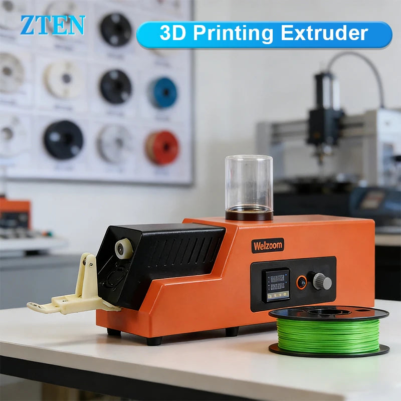 3D Printing Consumables Extruder 3D Filament Maker Desktop Filament Extruder 1.75mm 3mm Speed Adjustable Extrusion Machine