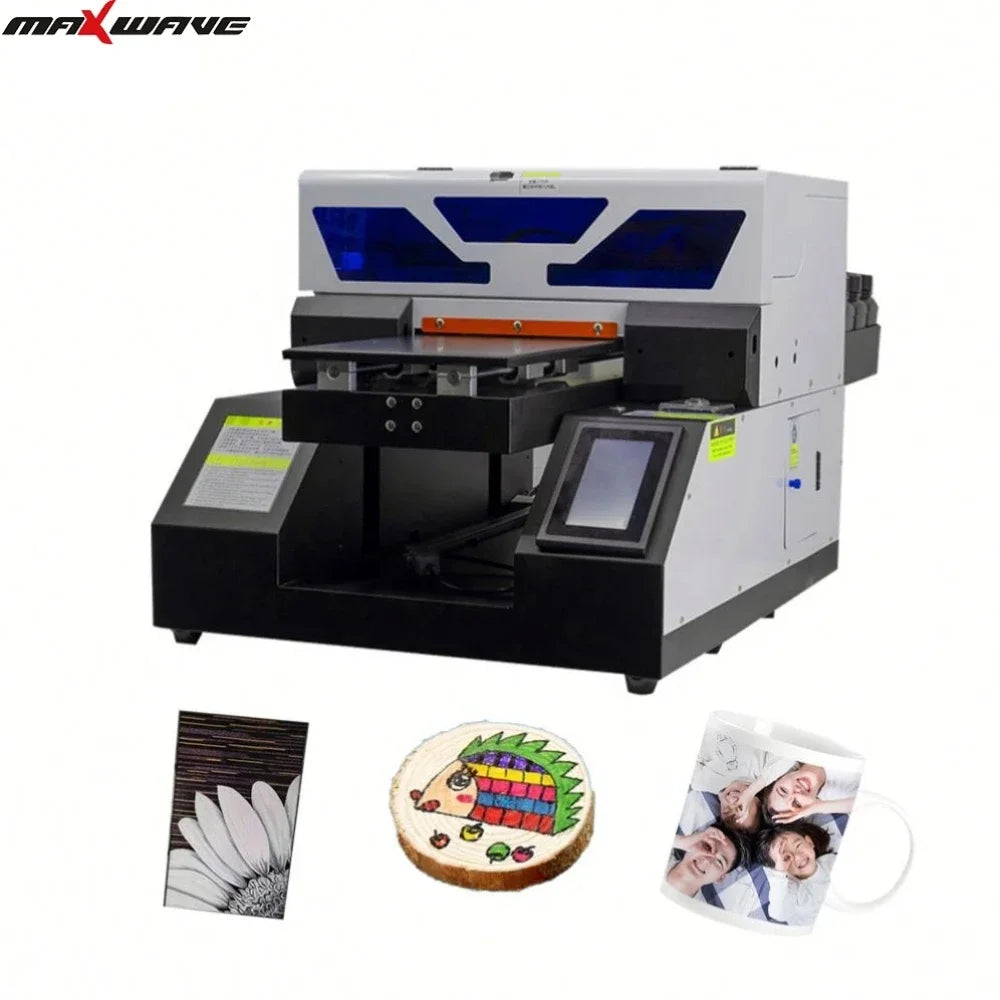 A3 UV Printer UV DTG Printer T shirt Printer Automatic UV Flatbed Printer Garment printing For Phone Case Wood Glass Metal