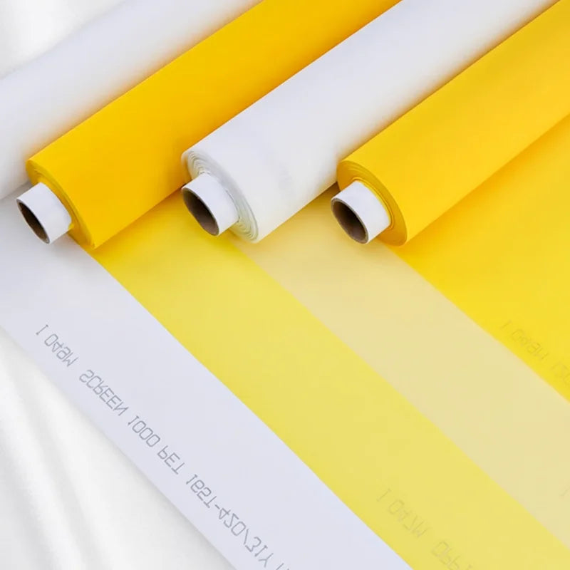 3 Meters Polyester Screen Printing Mesh White Silk Screen Printing Mesh Fabric High Tension Mesh Stencil Making Inks Parts
