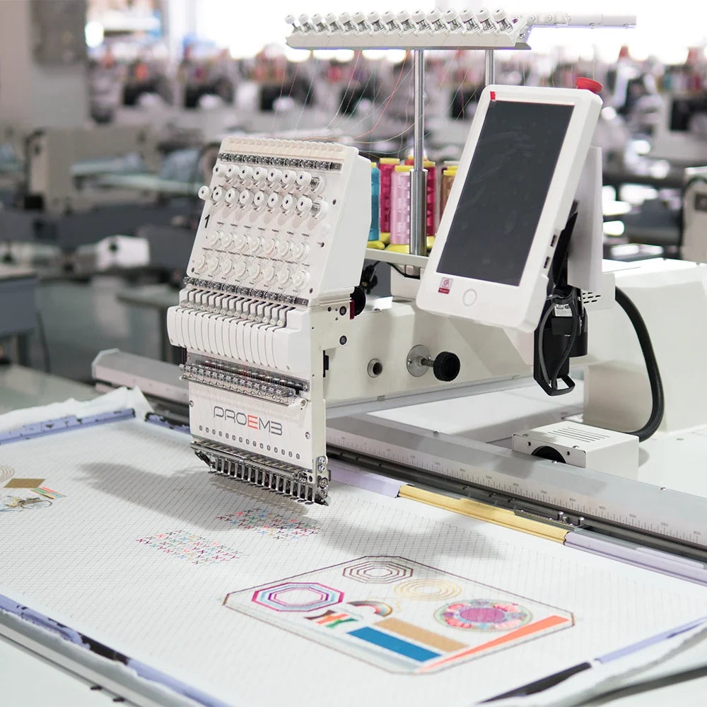 For New Large Area High Quality Computerized Single Head Embroidery Machine 10" LCD Touch Screen Multifunctional for Cap