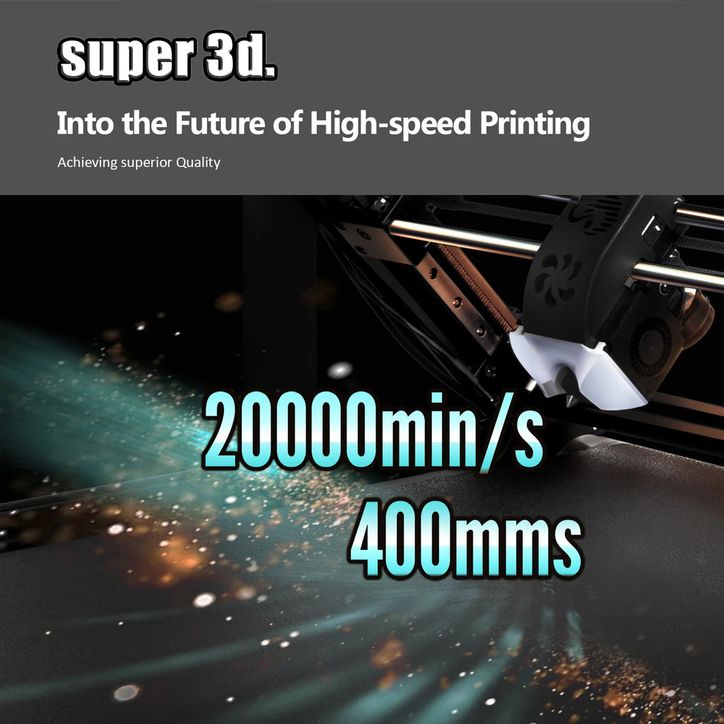 IdeaFormer IR3 V2 FDM 3D Printer Auto Leveling Core XY Stable Structure Infinite Z-Axis Steel Conveyor Belt With Extended Tray