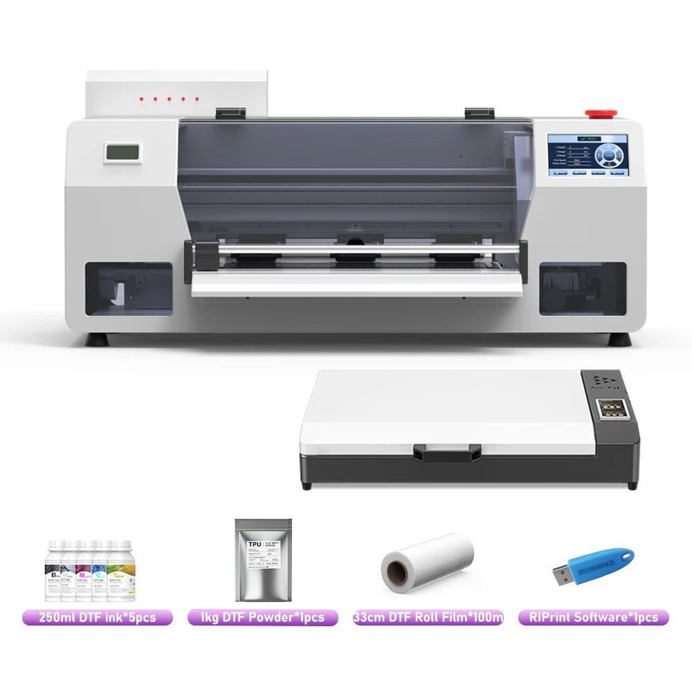 A3 DTF Printer i3200HD Print Head impresora dtf Directly to Film Transfer Printer For Textile Clothes T shirt Printing Machine