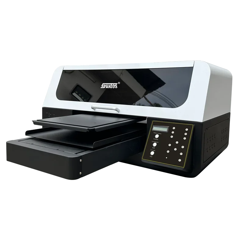 DTG Printer A3 4060 Model Digital Printer for T-shirt Hoodie Sweaters Quilt Cover Printing with 2 XP600 Heads Factory Wholesale