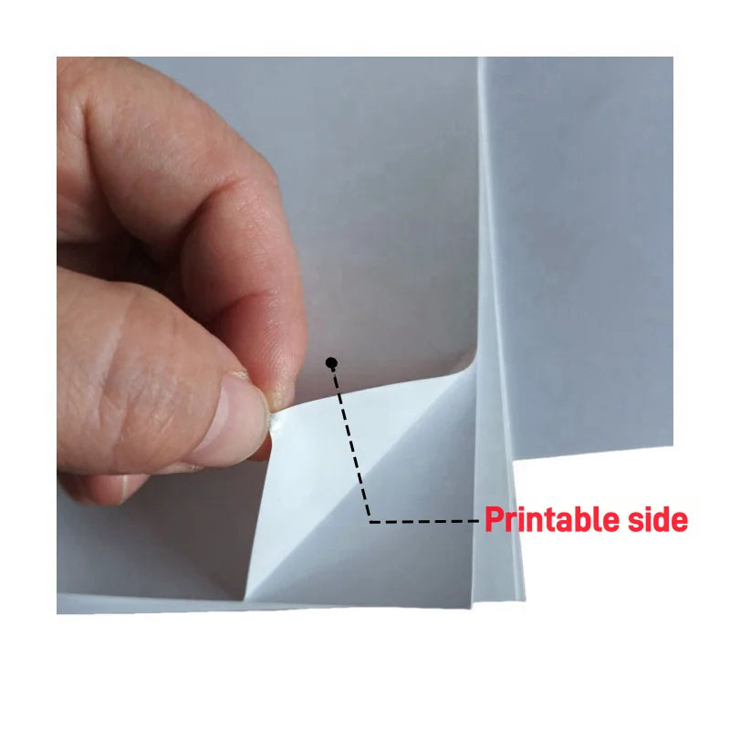 20 Sheets/Bag Heat Transfer Paper for Dark Fabric Transfer Paper for Inkjet Printer Printable Heat Transfer Vinyl for T-Shirts