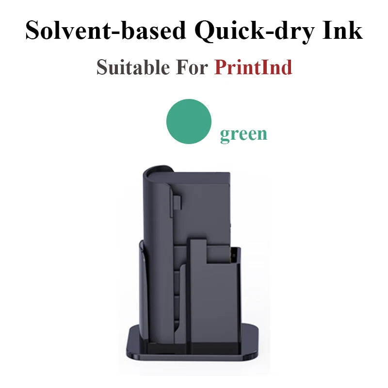 EVEBOT PRINTIND Portable Handheld Industrial Inkjet Printer Bluetooth Wireless Smart Mini Printer Quick-dry Ink (Permanent Ink)
