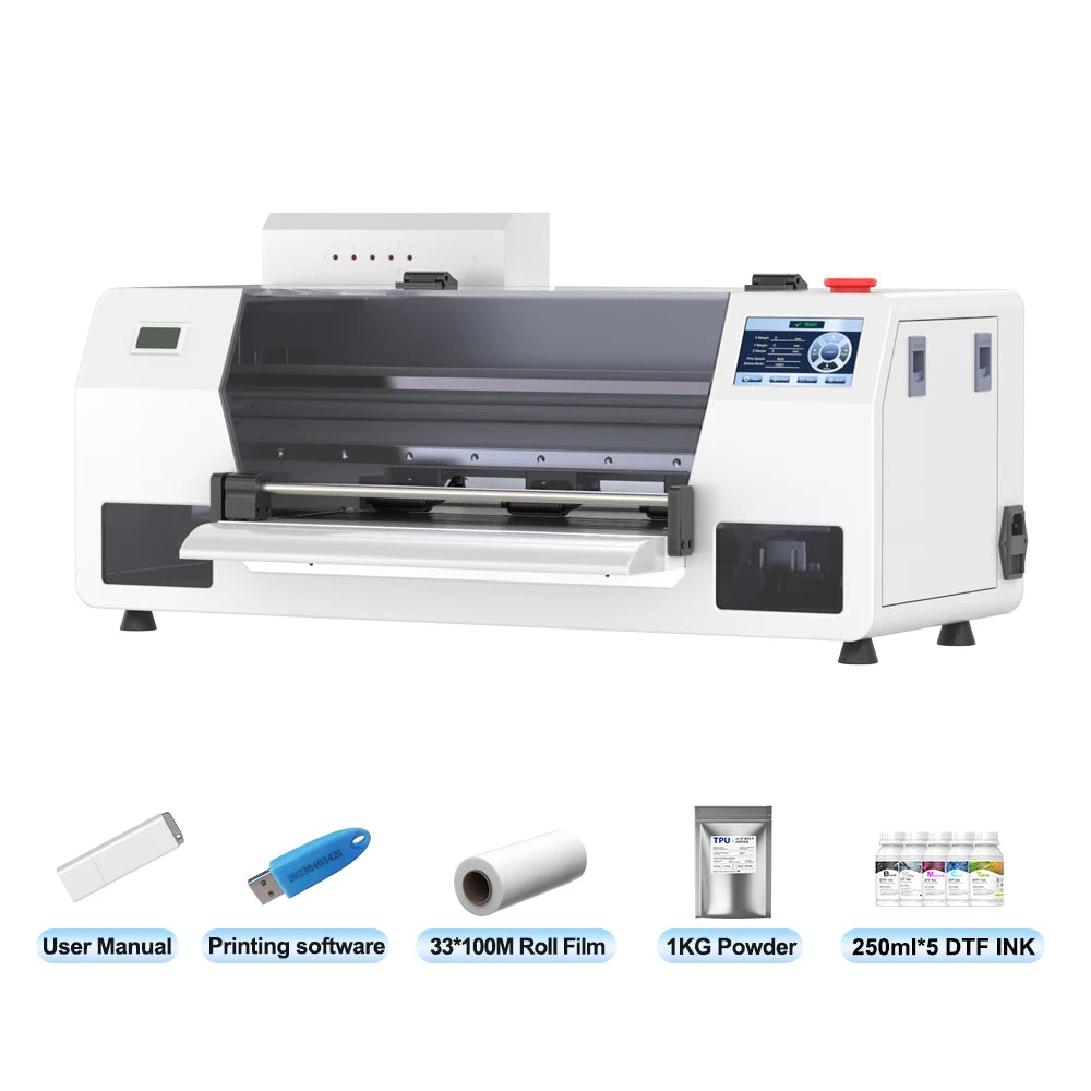 A3 i3200 DTF Printer Impresora For Epson I3200HD Printer A3 DTF T-shirt Printing Machine With Oven DTF Direct Transfer Printer