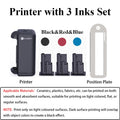 EVEBOT PRINTIND Portable Handheld Industrial Inkjet Printer Bluetooth Wireless Smart Mini Printer Quick-dry Ink (Permanent Ink)