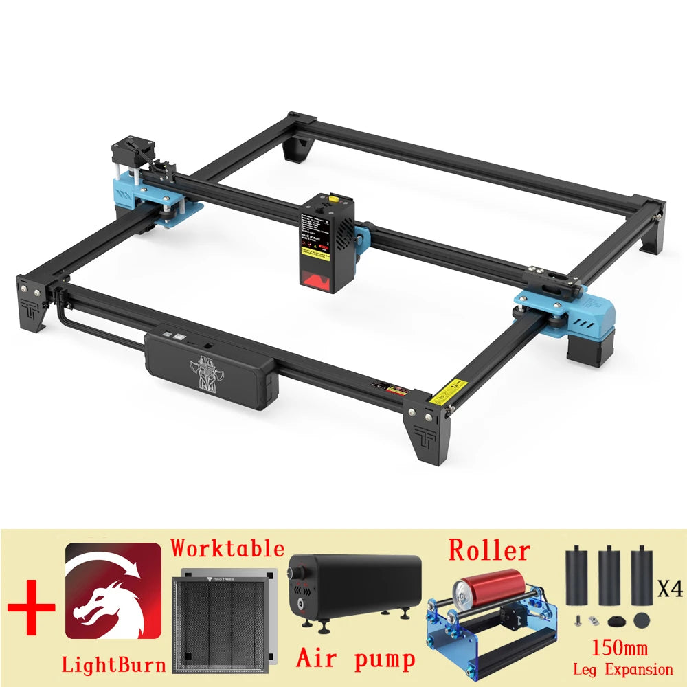 TwoTrees 130W CNC Laser Engraving Machine TTS-20 PRO APP Wifi Control Glass Metal Laser Engraver Wood Leather Cutting Machine