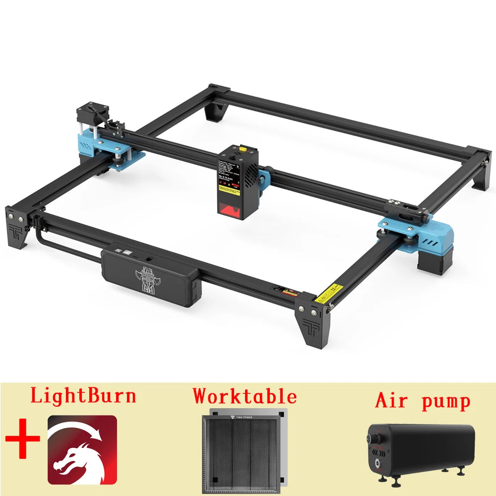 TwoTrees 130W CNC Laser Engraving Machine TTS-20 PRO APP Wifi Control Glass Metal Laser Engraver Wood Leather Cutting Machine