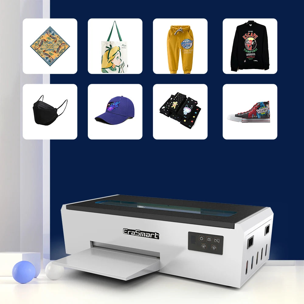 Erasmart L1800 L805 Impressora Mini Sticker Digital Fabric Printing Machine in Pakistan A4 Dtf Printer