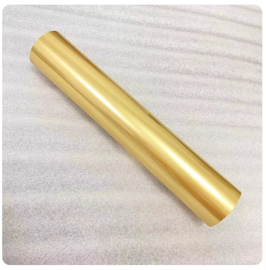 One 16cm Width 20M Length UV Gold Foil Paper Stamping Film UV Digital Printer Gold Foil Paper Silk Screen  Heat Transfer Film