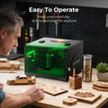ACMER K1 Portable Mini Laser Engraver CNC Bluetooth Machine DIY Logo Marking Machine Painted Dog Tag Paper Leather Wood Acrylic