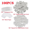 50x50mm Square Refrigerator Badge Press Machine Rotating Manual Making Fridge Magnet Badge Pins for Business Gifts Home Office