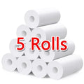 5/10 Rolls Kids Instant Camera Refill Print Paper Film Coreless Thermal Print For 57mm Portable Cash Registers Mobile Printer