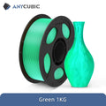 ANYCUBIC PLA Rainbow Silk Filament 1.75mm 3D Printer Printing Filament Christmas Toys 3D Printing Material For FDM 3D Printer