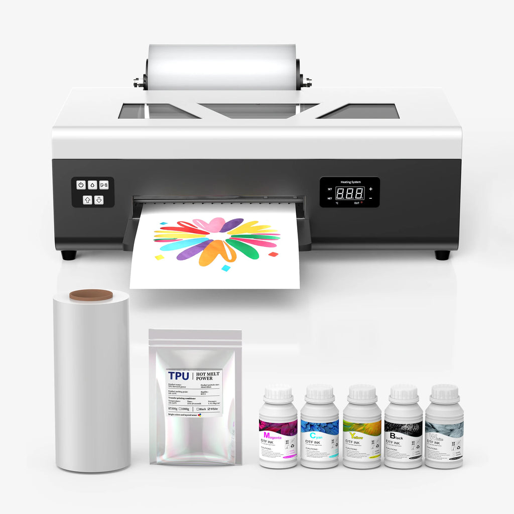 A4 DTF Printer L805 Printhead 21cm 8.2" Roll to Roll Direct to Film Transfer DTF Printing Machine for T-shirt Textile Clothes