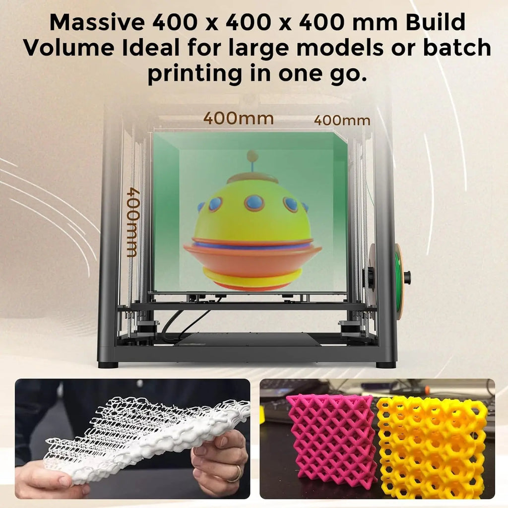 Creality Ender-5 Max 3D Printer,400x400x400mm Large Build Volume, 700mm/s High-Speed Printing, 36-Point Auto Leveling