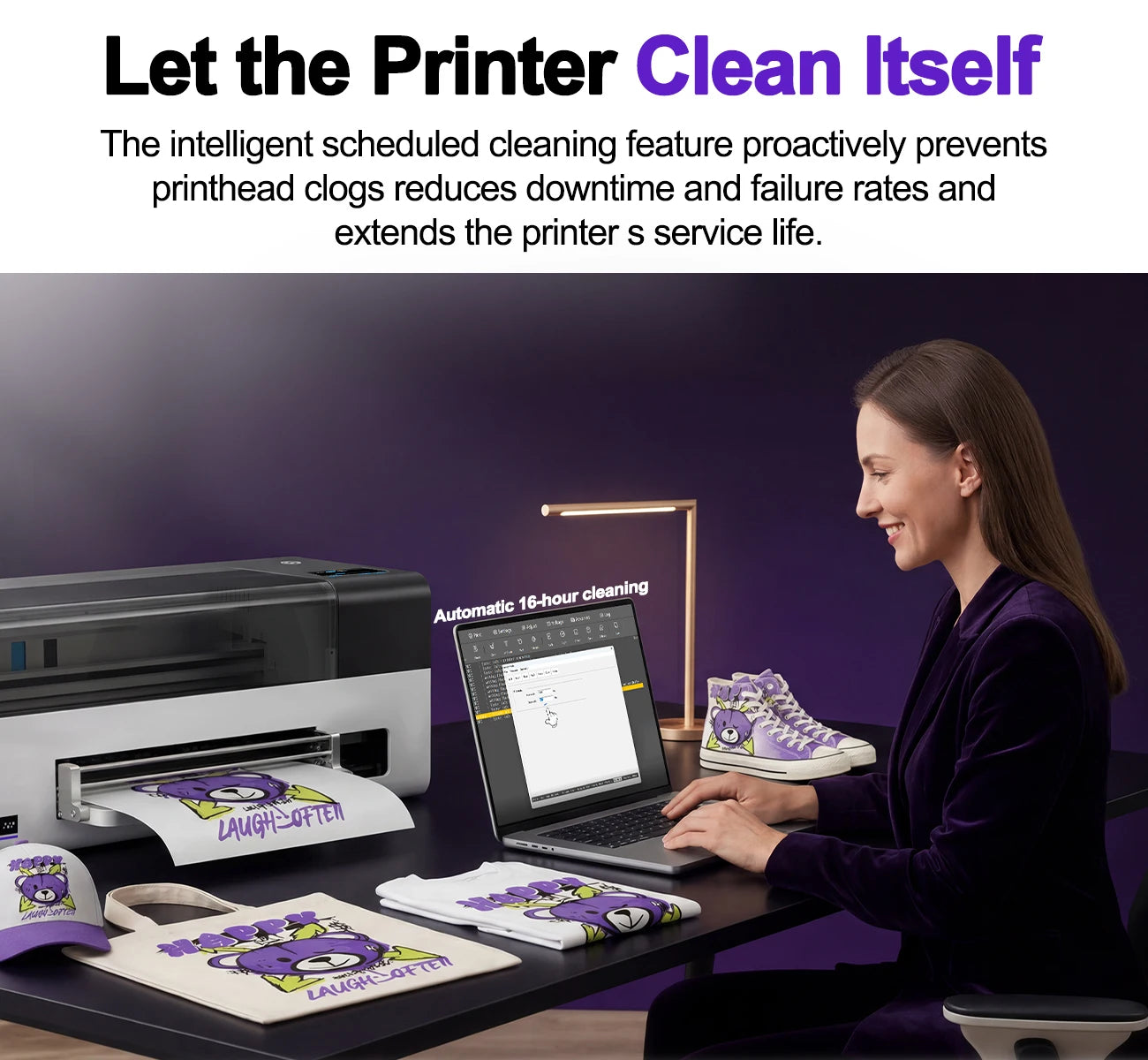 OYfame 14 Inch DTF Printer For XP600 A3 Impresora DTF Directly To Film DTF Transfer Printer Clothes t shirt Printing Machine A3